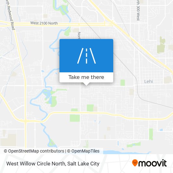Mapa de West Willow Circle North