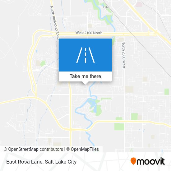 East Rosa Lane map