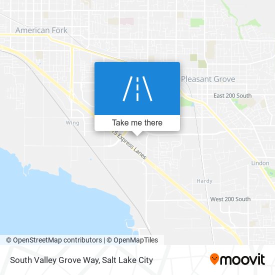Mapa de South Valley Grove Way