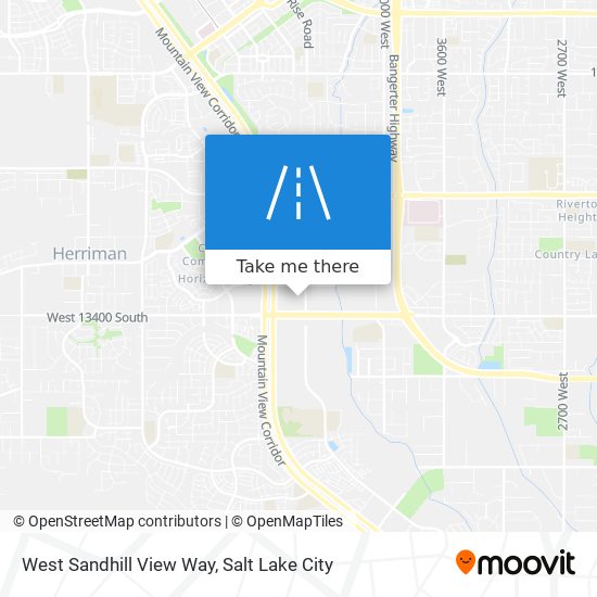 West Sandhill View Way map