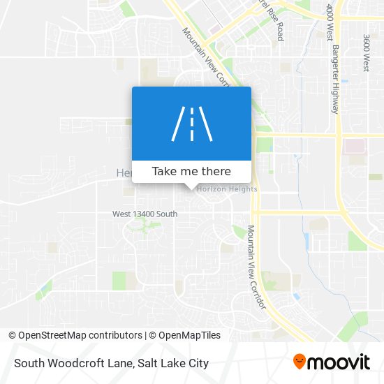 Mapa de South Woodcroft Lane