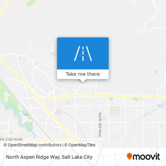 North Aspen Ridge Way map