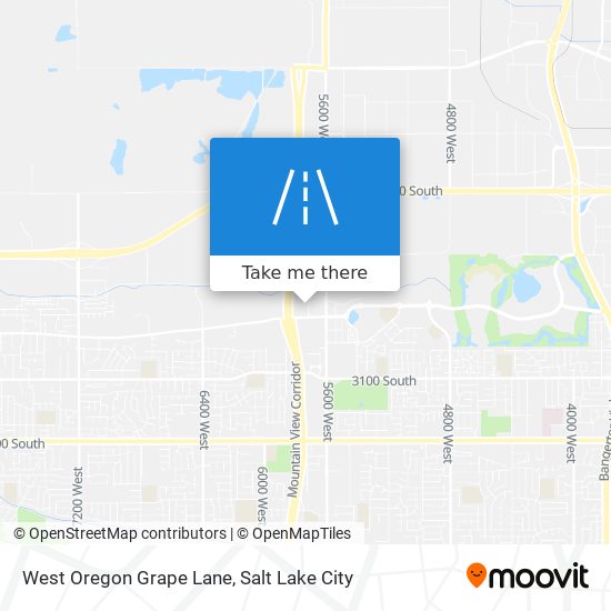 West Oregon Grape Lane map