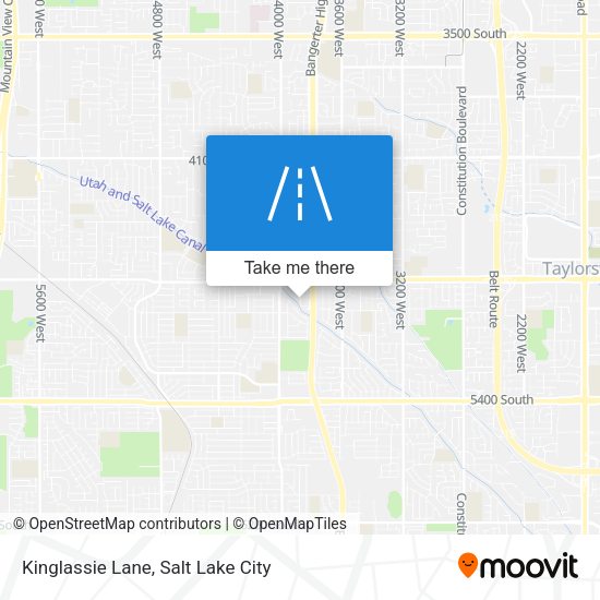 Kinglassie Lane map