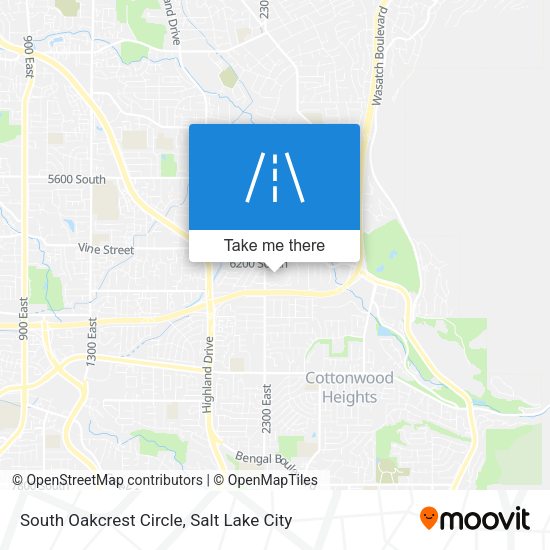 South Oakcrest Circle map