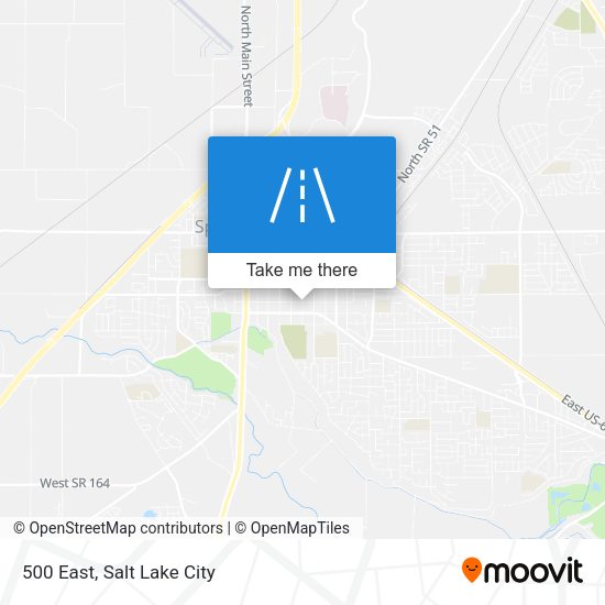 Mapa de 500 East