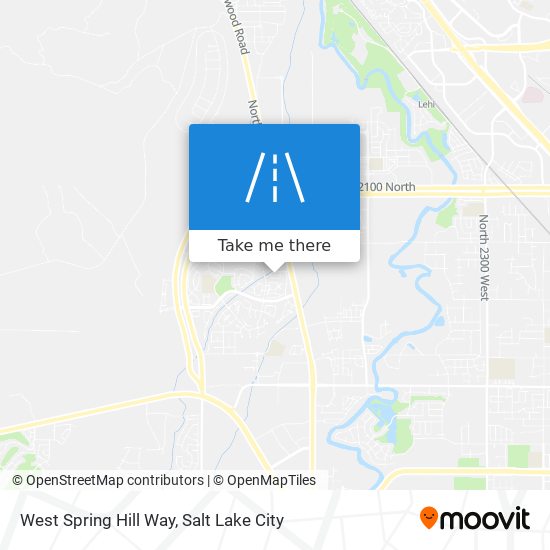 Mapa de West Spring Hill Way