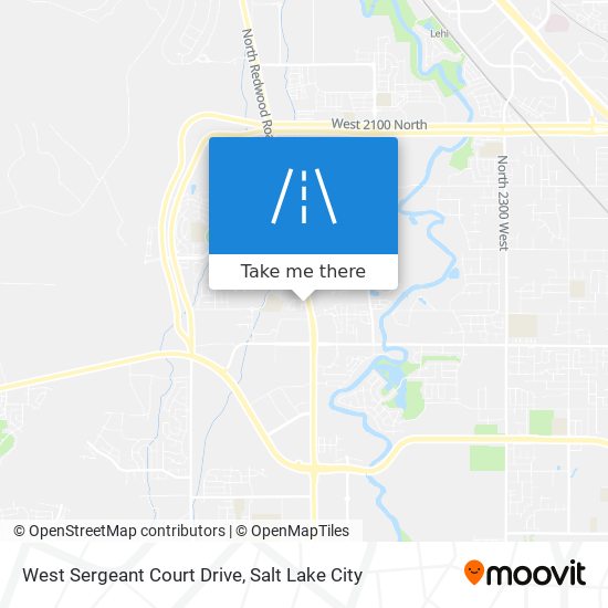 West Sergeant Court Drive map