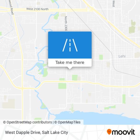 West Dapple Drive map