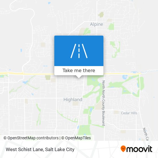 West Schist Lane map