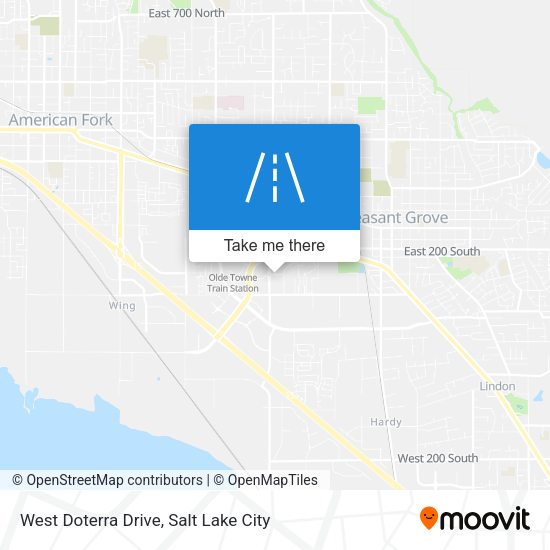 West Doterra Drive map