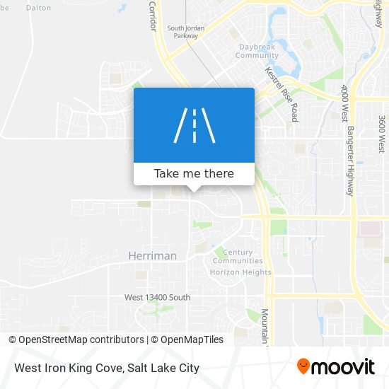 West Iron King Cove map