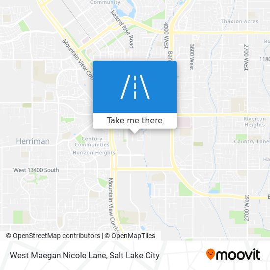 West Maegan Nicole Lane map