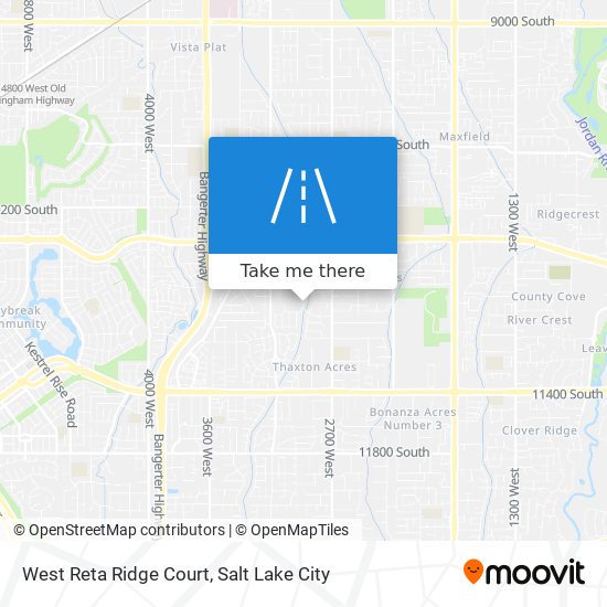 West Reta Ridge Court map