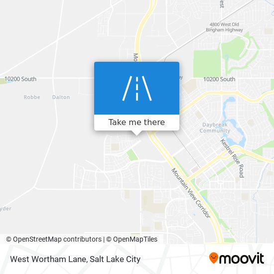 West Wortham Lane map