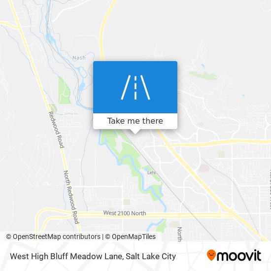 Mapa de West High Bluff Meadow Lane