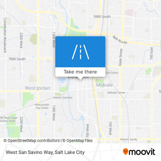 West San Savino Way map