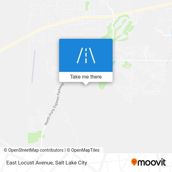 East Locust Avenue map