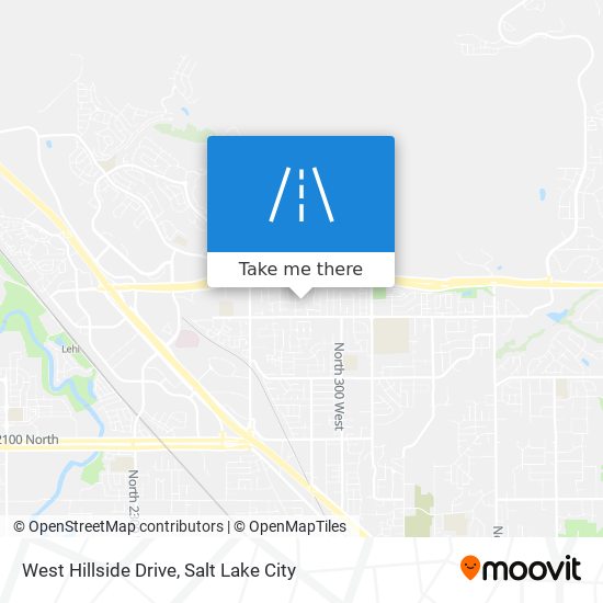 Mapa de West Hillside Drive