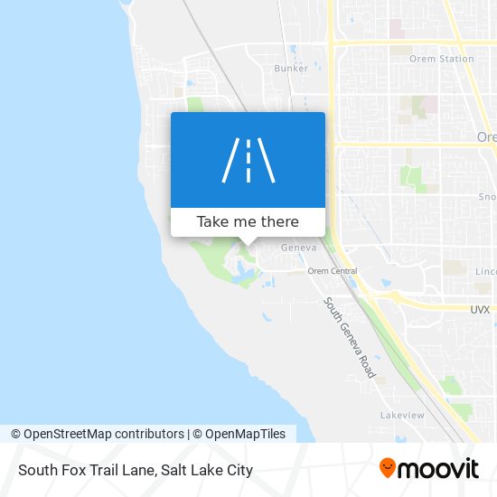 Mapa de South Fox Trail Lane