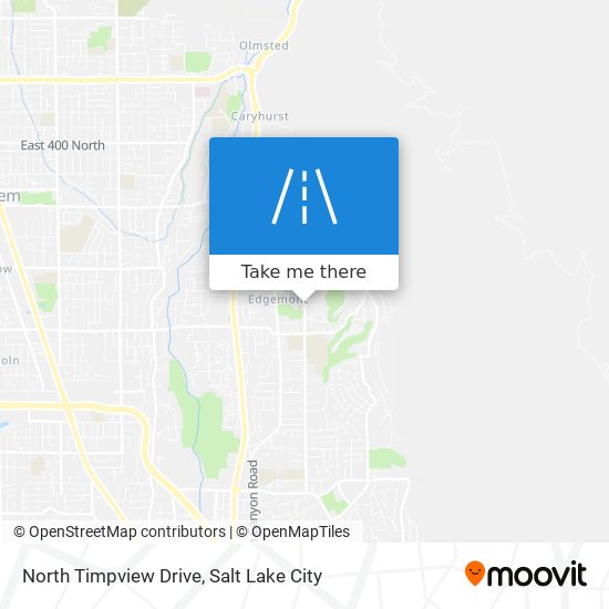 Mapa de North Timpview Drive