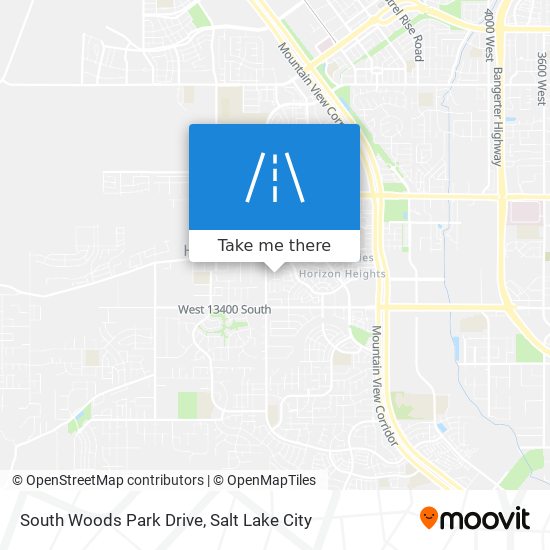 South Woods Park Drive map