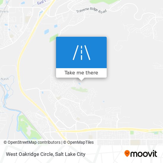 Mapa de West Oakridge Circle