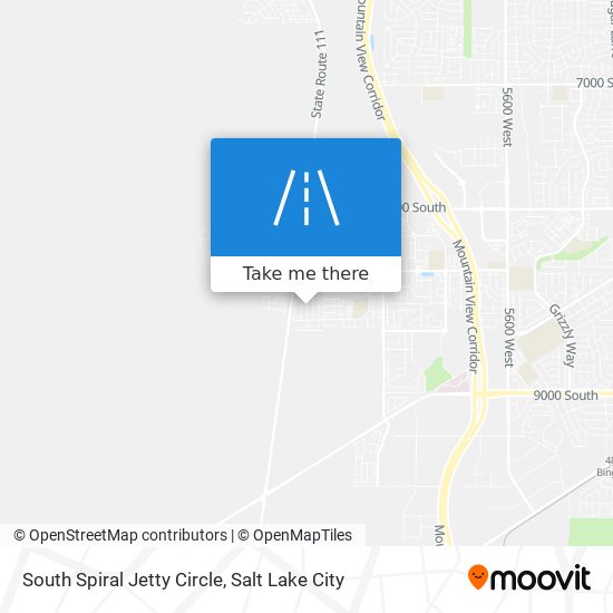 South Spiral Jetty Circle map