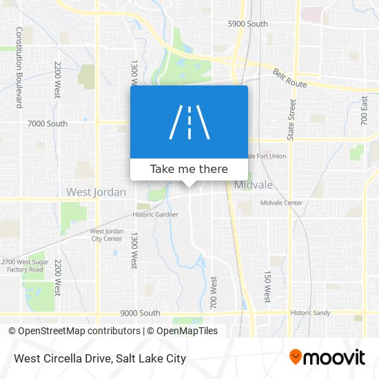 West Circella Drive map