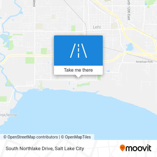 South Northlake Drive map