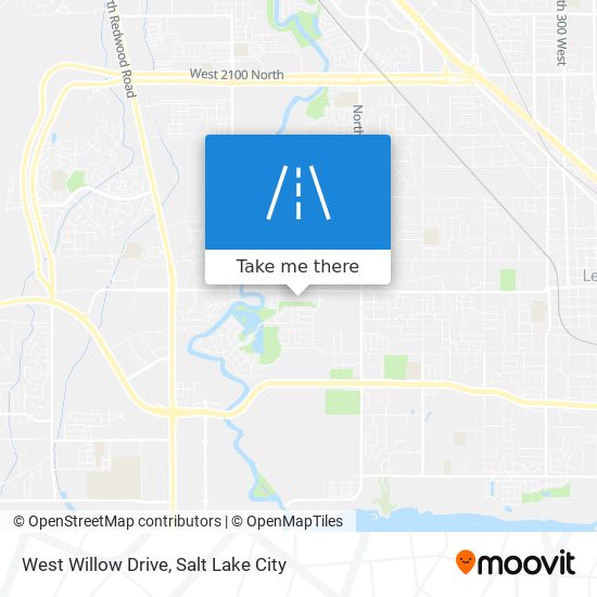 Mapa de West Willow Drive