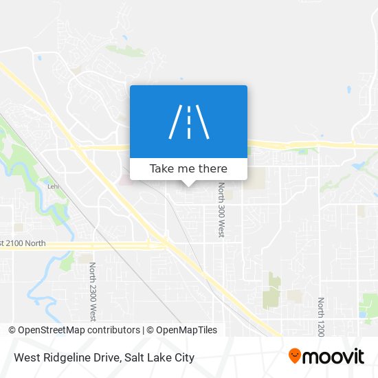 West Ridgeline Drive map