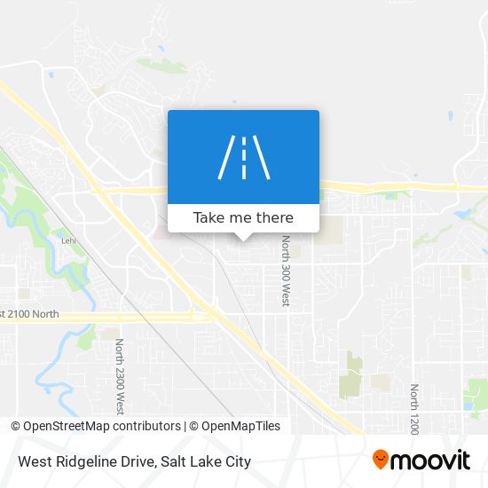 Mapa de West Ridgeline Drive