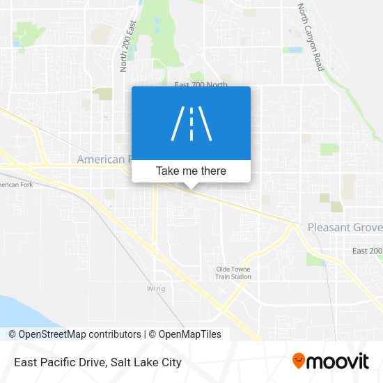 Mapa de East Pacific Drive