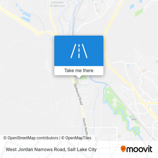 Mapa de West Jordan Narrows Road