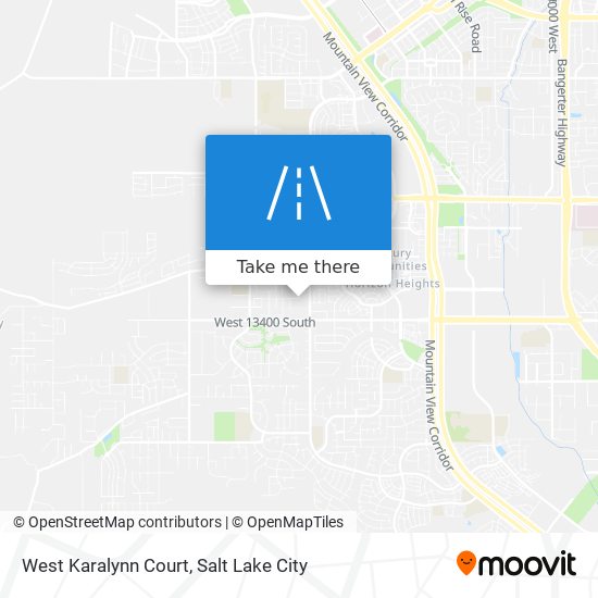 West Karalynn Court map