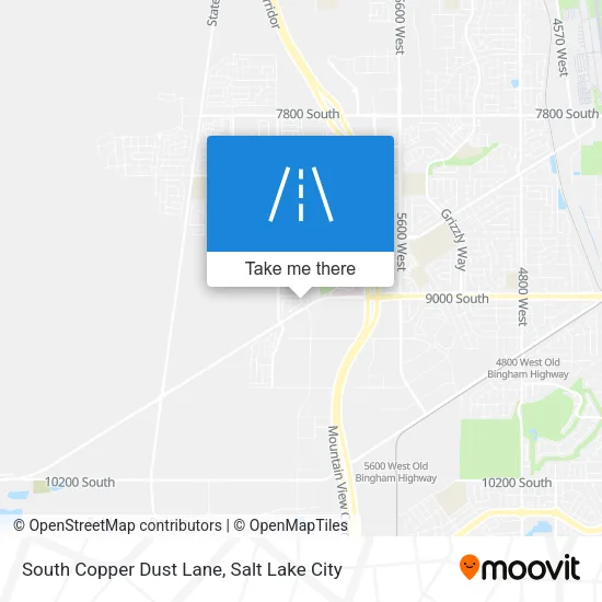South Copper Dust Lane map