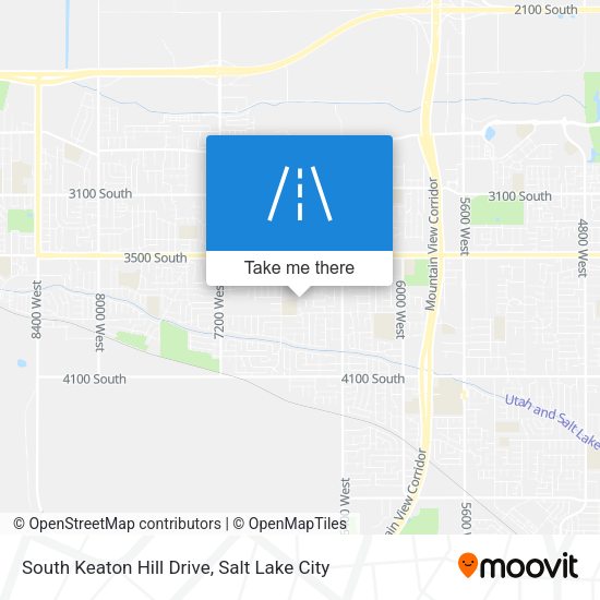 South Keaton Hill Drive map