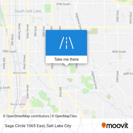 Mapa de Sage Circle 1065 East