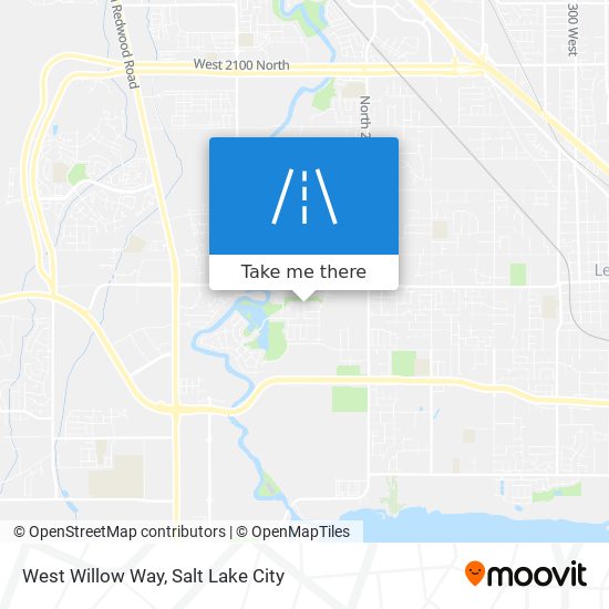 West Willow Way map