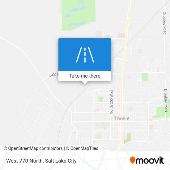 West 770 North map