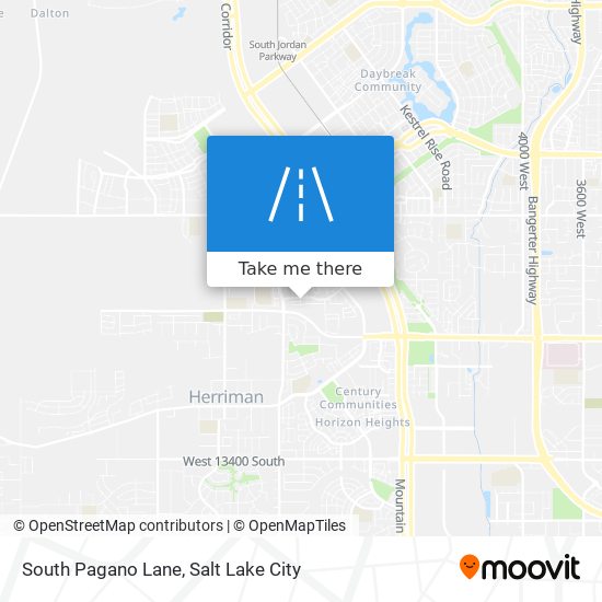 South Pagano Lane map