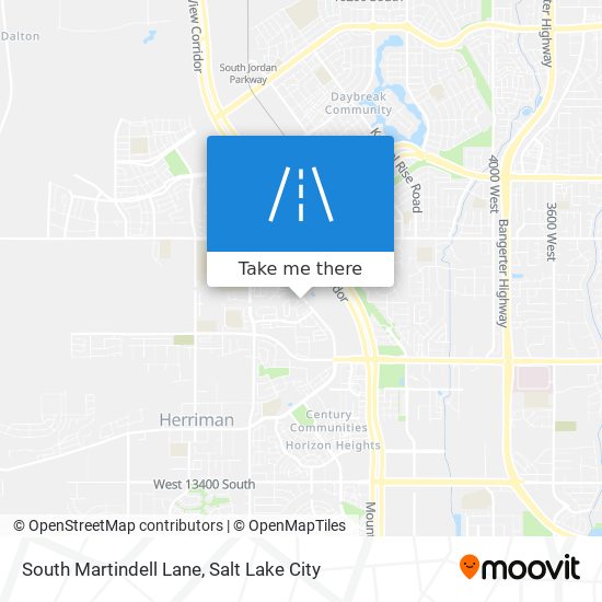 South Martindell Lane map