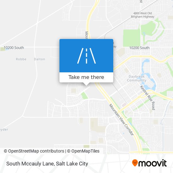 South Mccauly Lane map