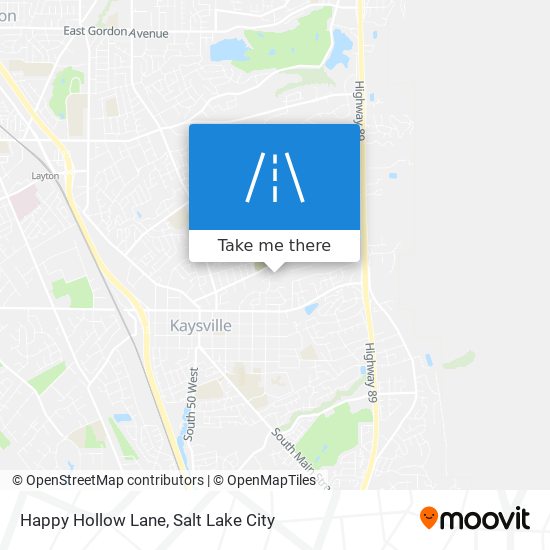 Mapa de Happy Hollow Lane