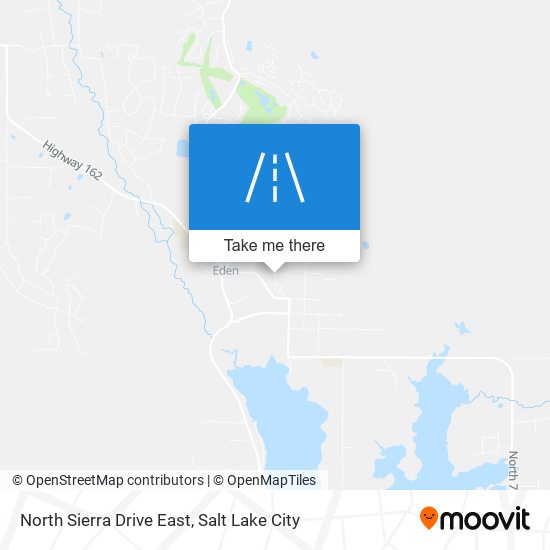 Mapa de North Sierra Drive East