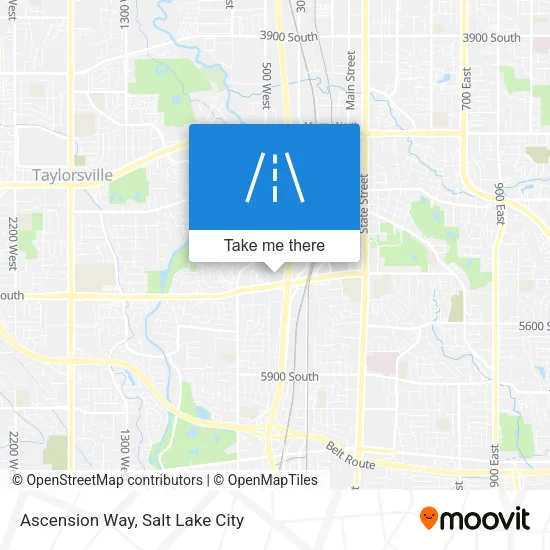 Ascension Way map