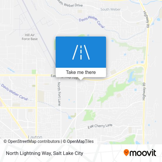 North Lightning Way map