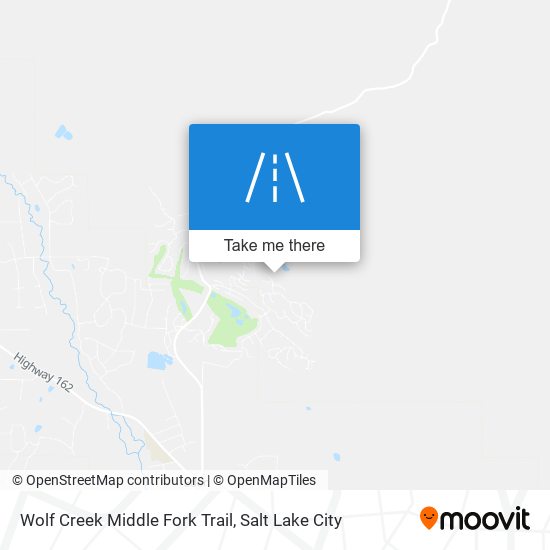Mapa de Wolf Creek Middle Fork Trail