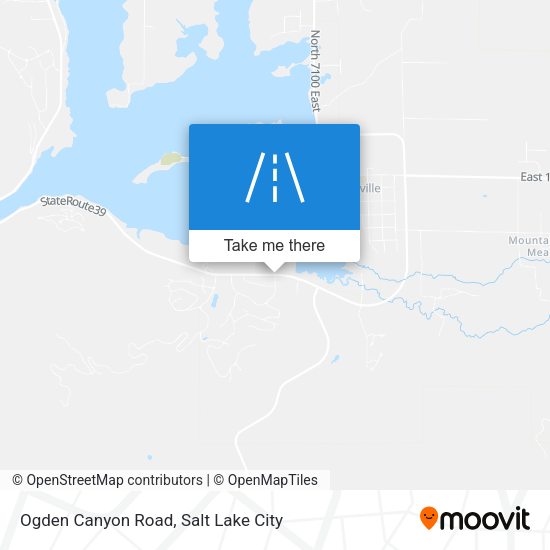 Mapa de Ogden Canyon Road